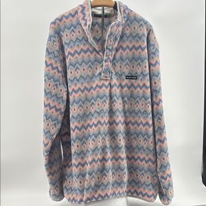 Southern marsh xl 1/4 zip up Zigzag Fleece Pullover